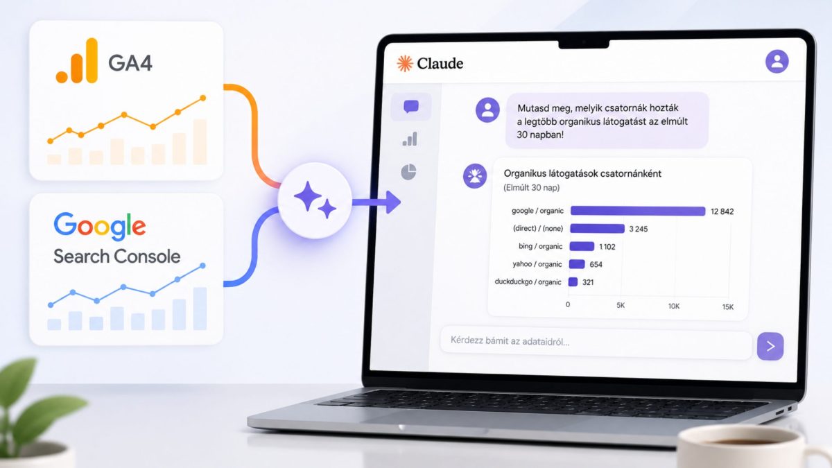 GA4 és Search Console a Claude-ban: amikor a riport egy beszélgetés
