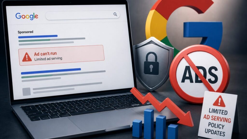 Szigorodik a Google – kiterjesztett „limited ad serving' a Keresésben